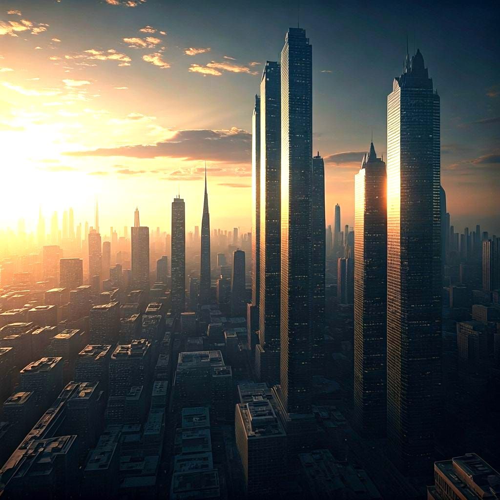 The prestigious business district