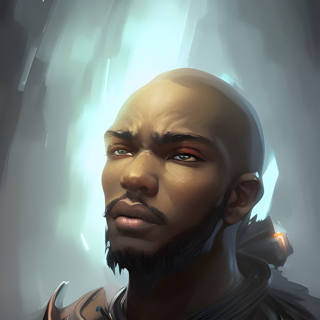 Detailed Portrait of a Black Elf in 8K Resolution