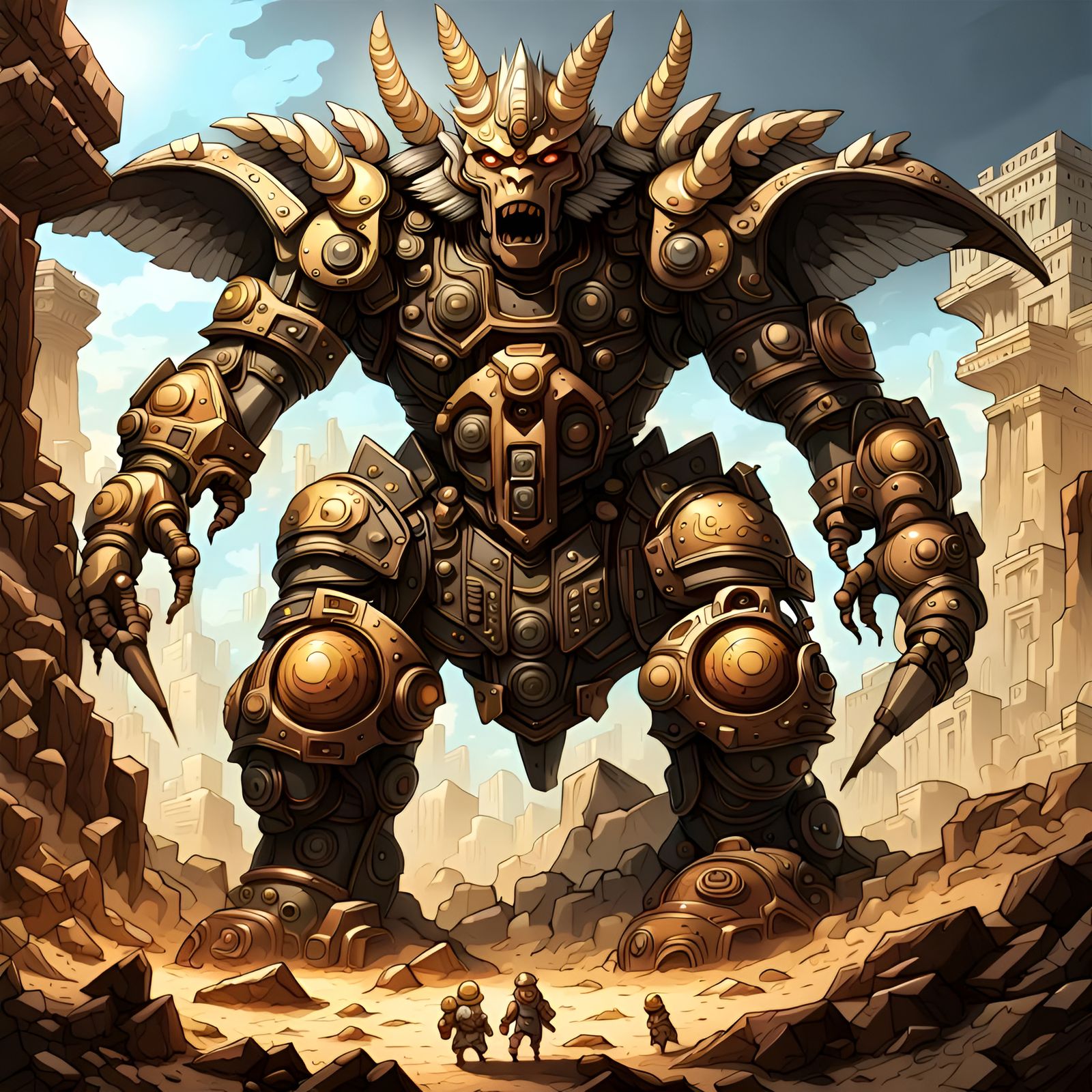 4K Spike-Man huge robotic fictional character