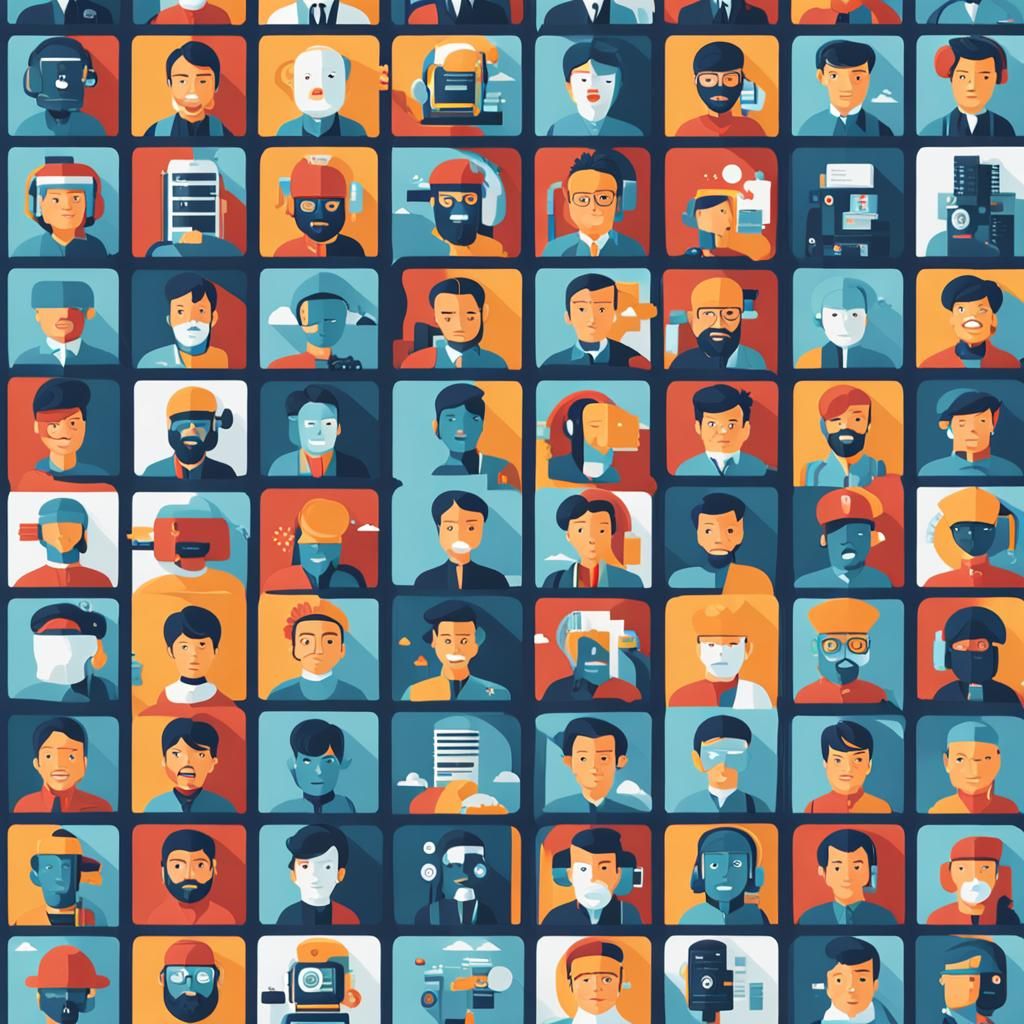 AI Versus Human Identity Concept