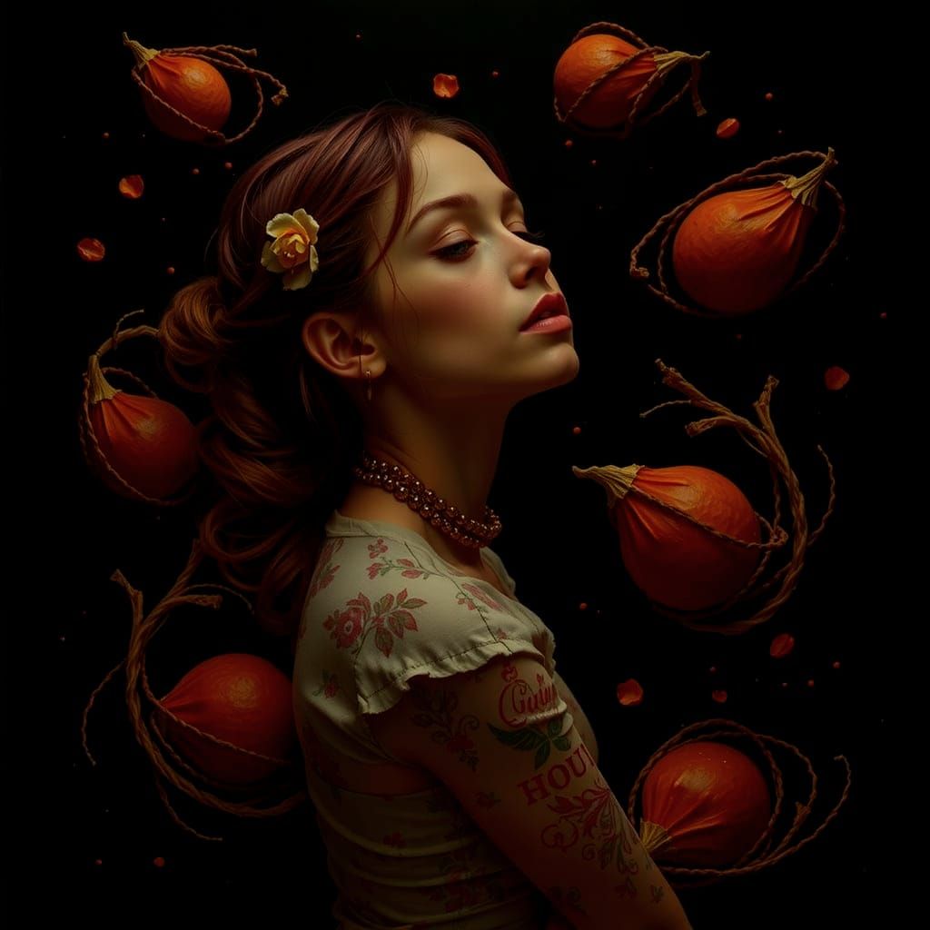 Hyperrealistic Swirling Abstract Forms