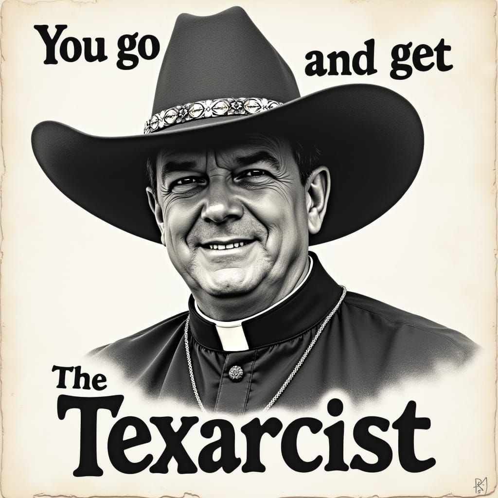 Cowboy Priest in the Texarcist's Realm