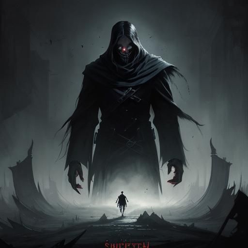 Dark Macabre Scene in Rutkowski Style