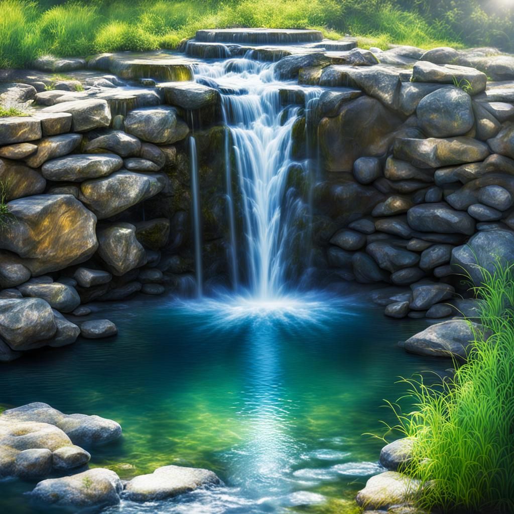 Well of Living Water in Divine Light