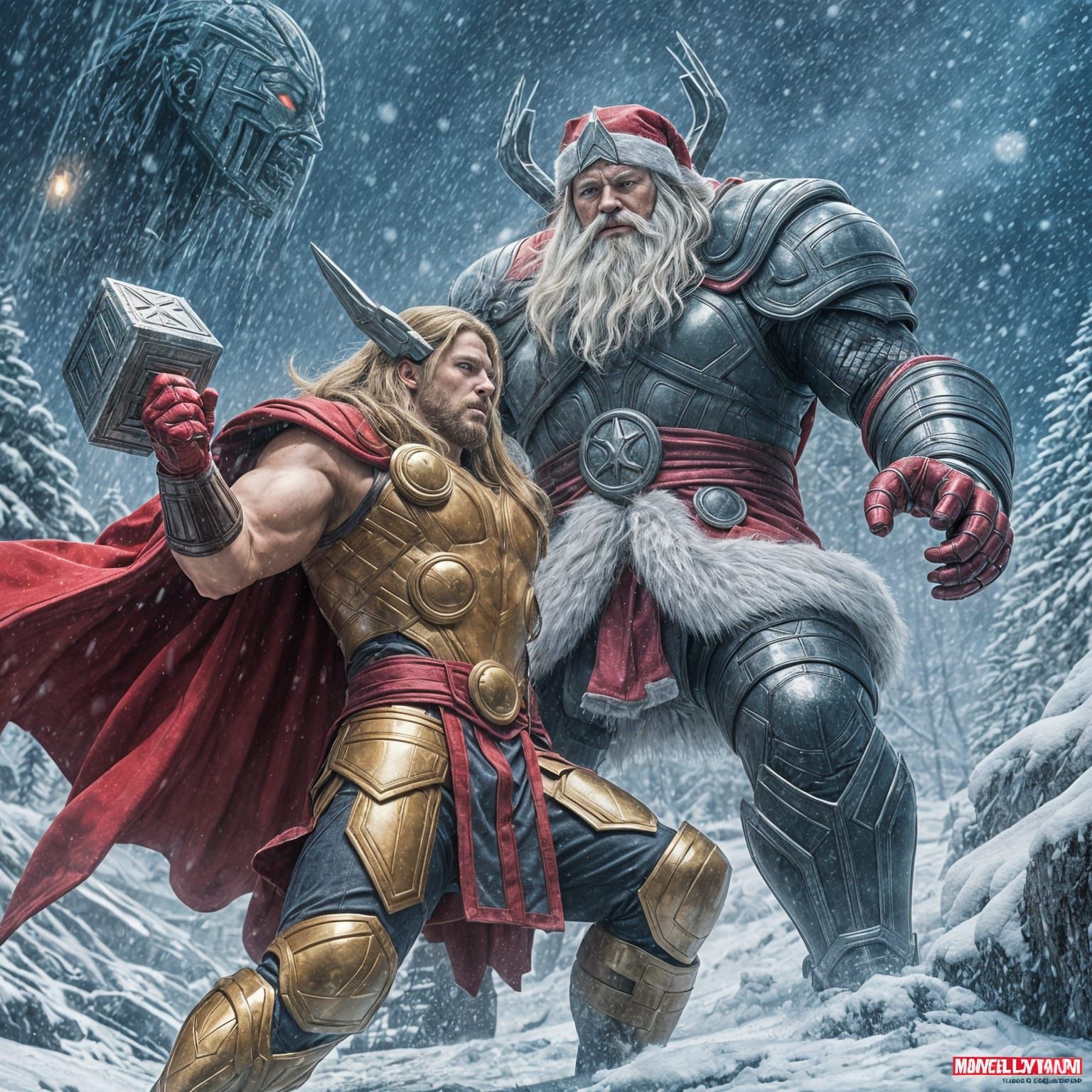 Thor vs Santa Claus: An Epic Marvel Battle