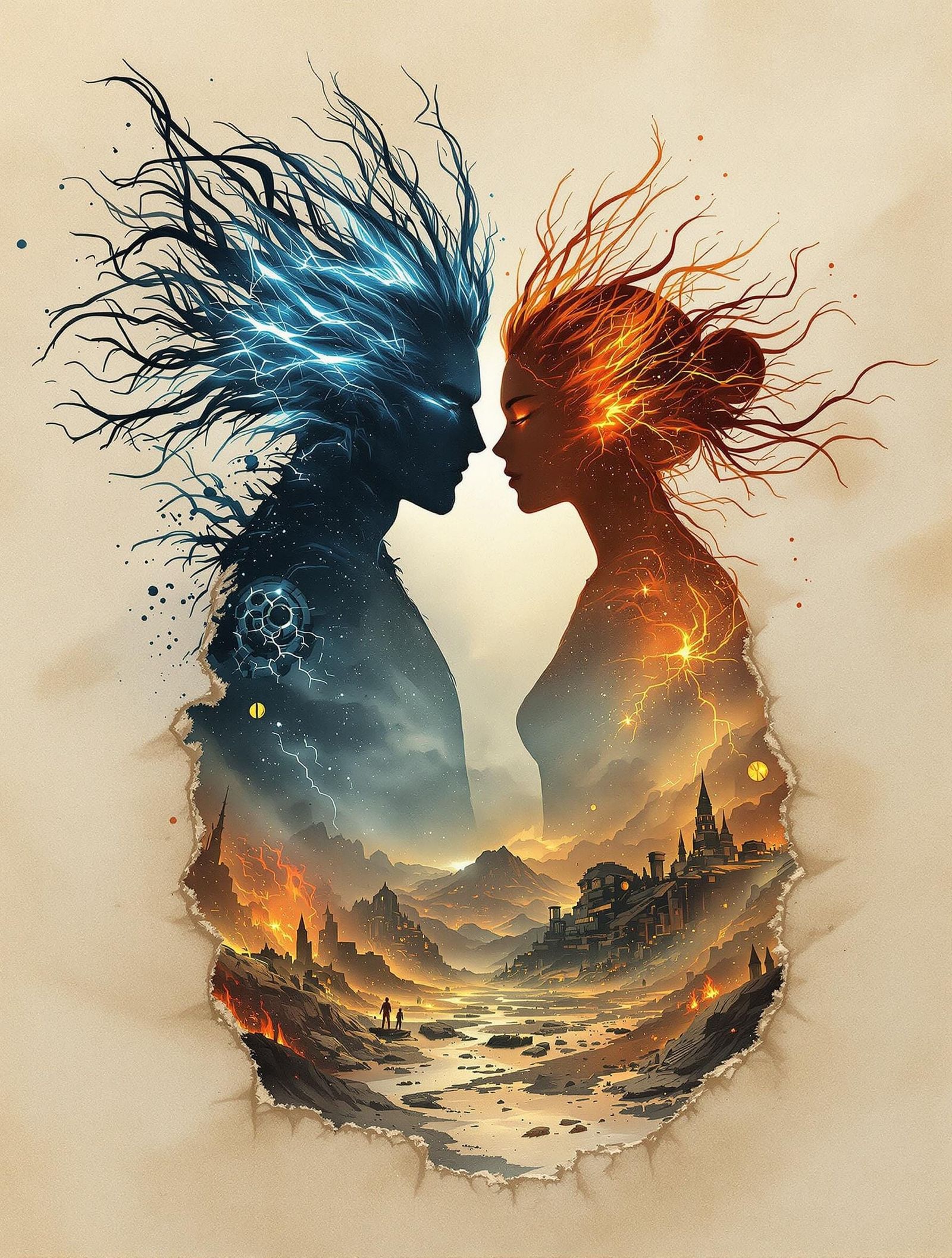 Surreal, Mythic Portraits in a Post-Apocalyptic Landscape