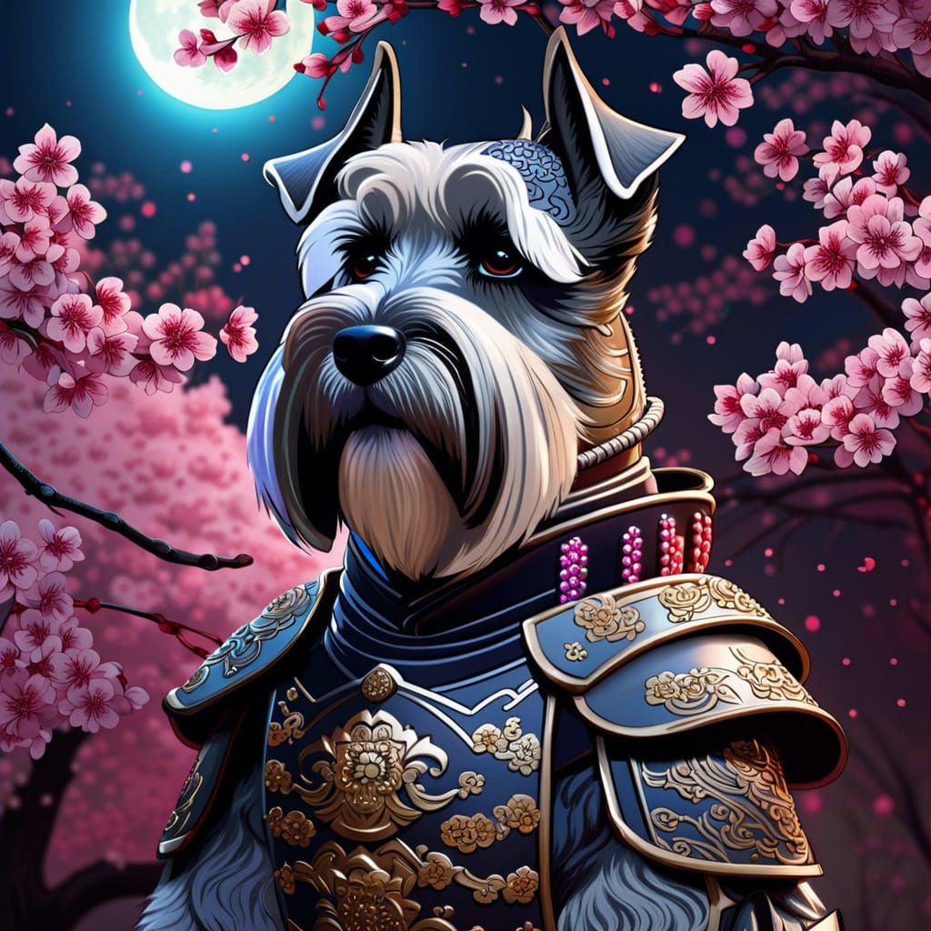 Moonlight samurai schnauzer