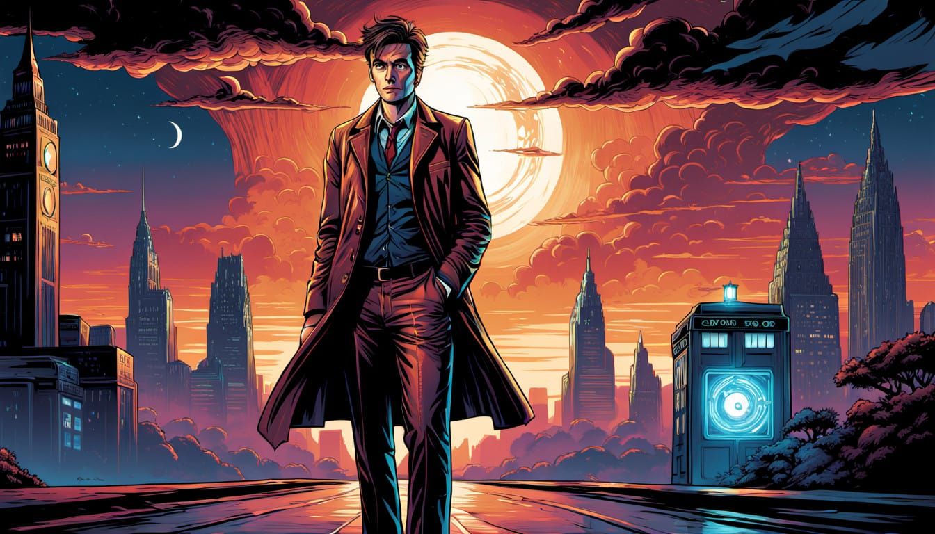 Time-Traveling Doctor in Modern City