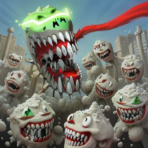 a super-toothbrush loaded with fluoride which is kriptonite to cavity monsters