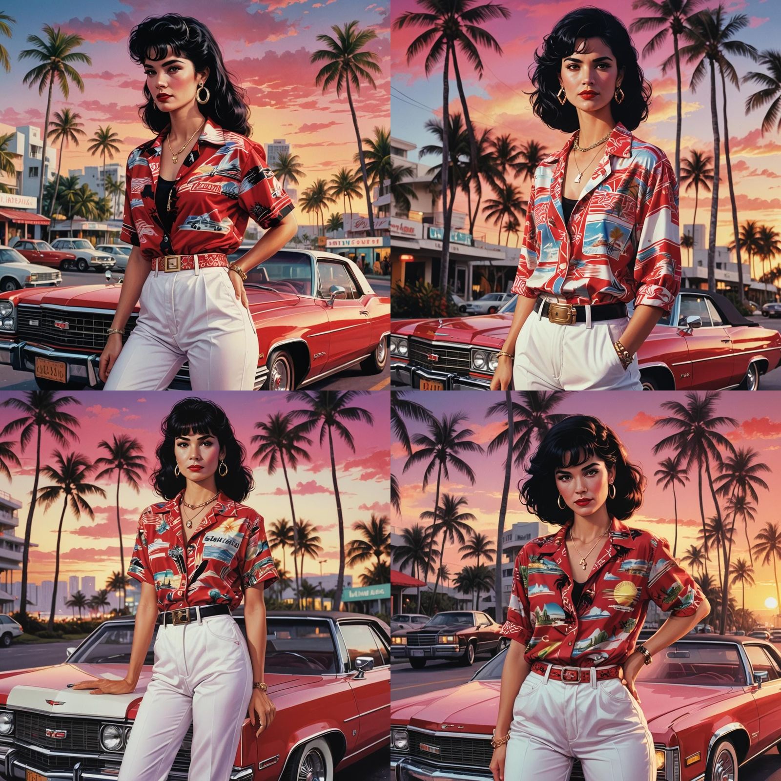 Retro VHS Movie Cover: Sunset Siren in Synthwave Neon