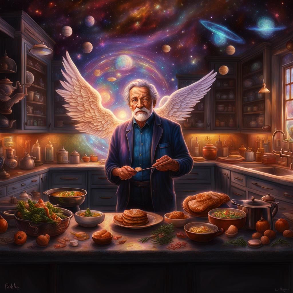 Angelic Assistance for Bachelor's Kitchen Creations