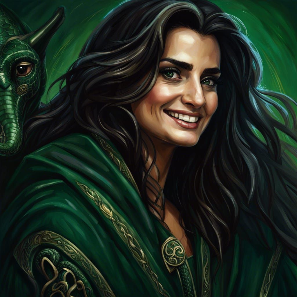 Penelope Cruz as Fantasy Magic Teacher
