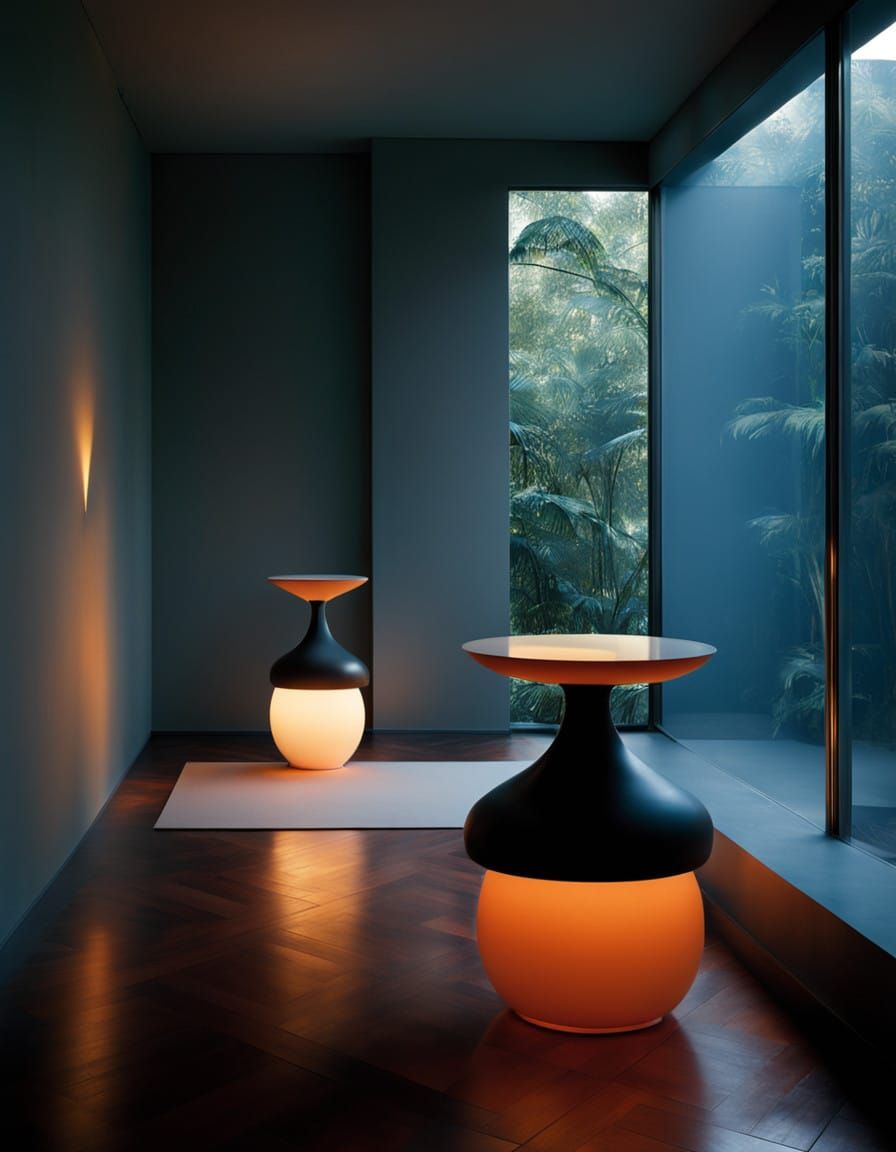 Indoor Outdoor Room in Richter Wearstler Style