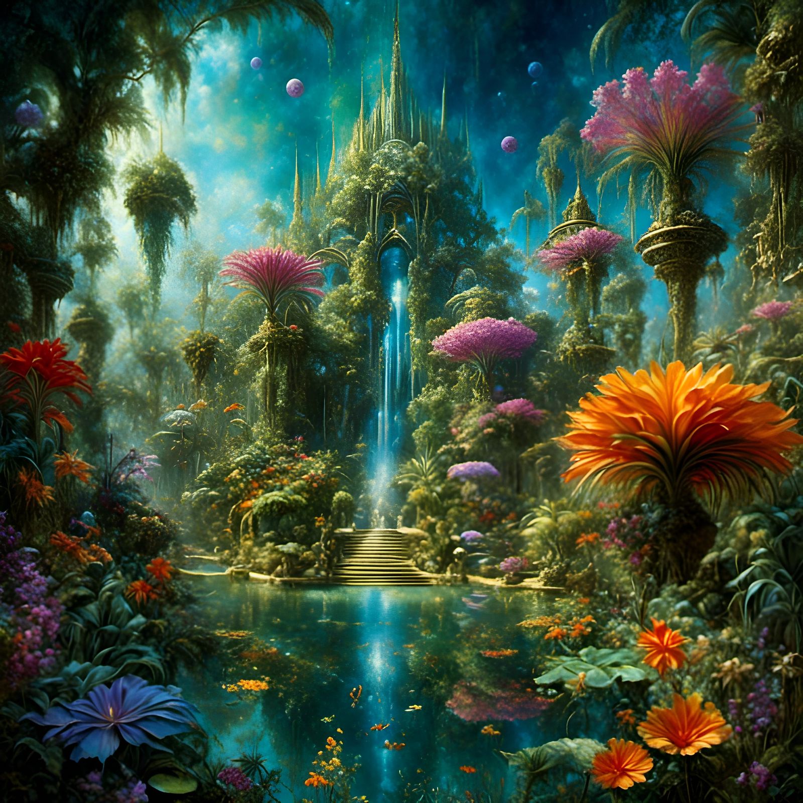 Fantasy Water Garden