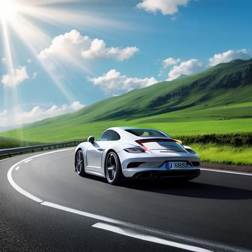 Porsche Drives into Divine Sunshine