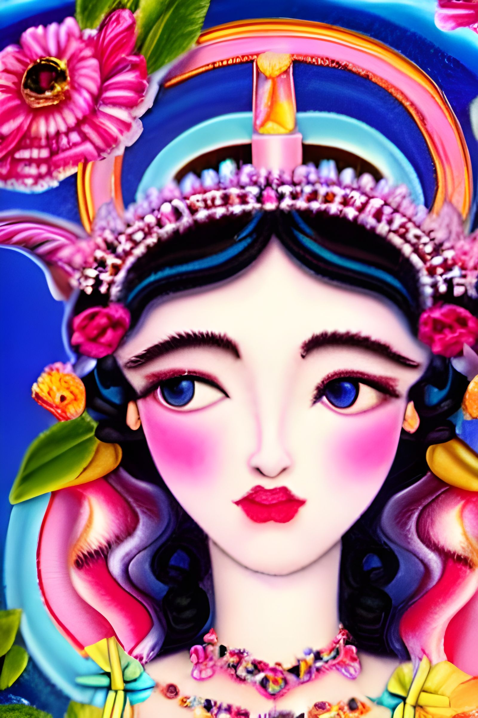 July Goddess - Part of "Goddesses - Digital Artwork" Calendar π₯ Monthly digital image of a female deity @Calvendo_UK #c...