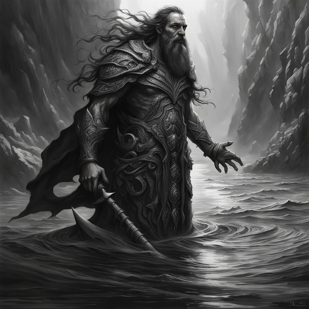 Primordial Lord of Dark Waters: Detailed Portrait