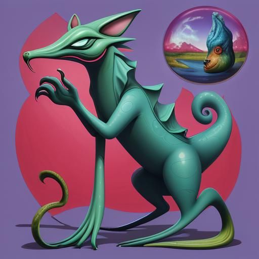 Surreal Animals in Modern Surrealist Style