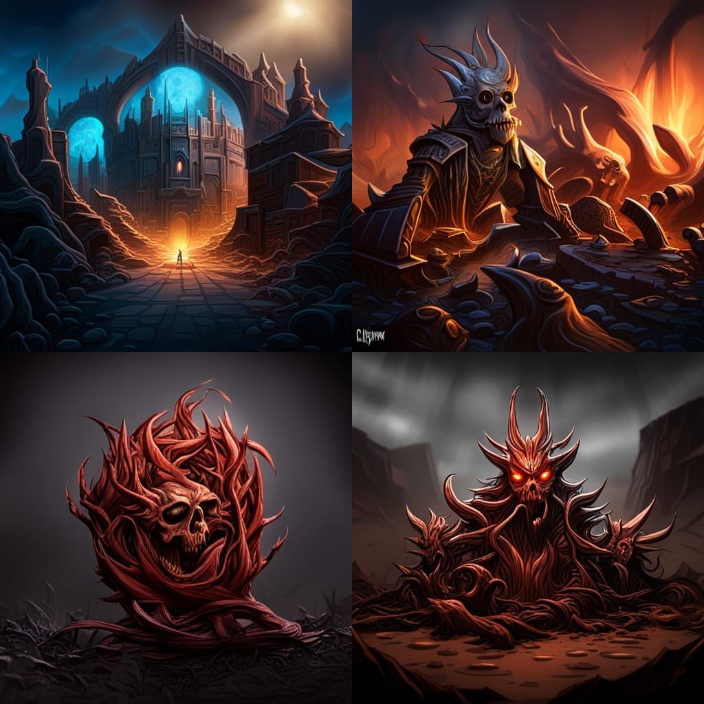 Death Metal Logo for Claymen Band in Dark Fantasy Style