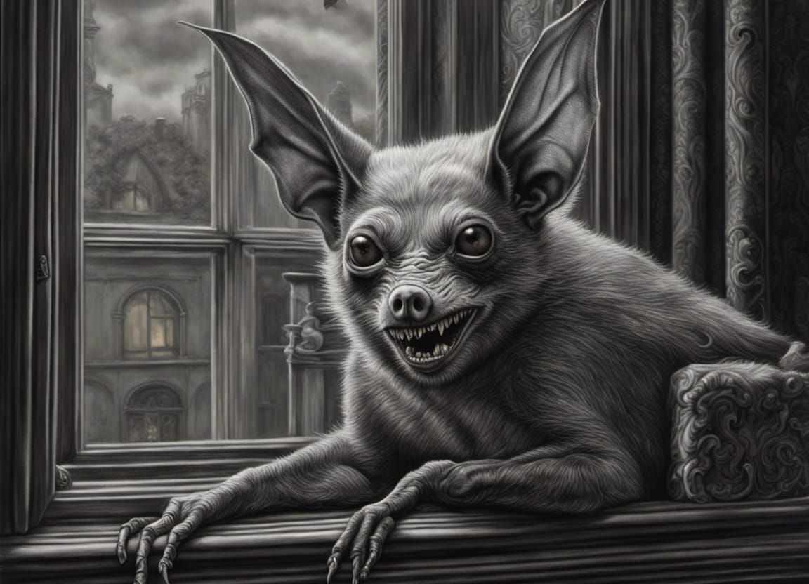 vampire bat at my window