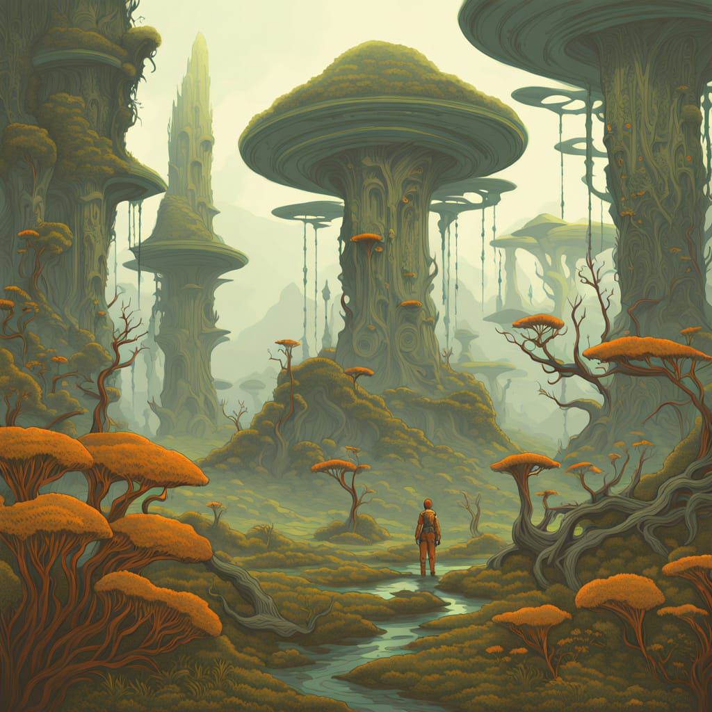 Ancient Temple Unveiled on Xylos, a Futuristic Jungle Planet