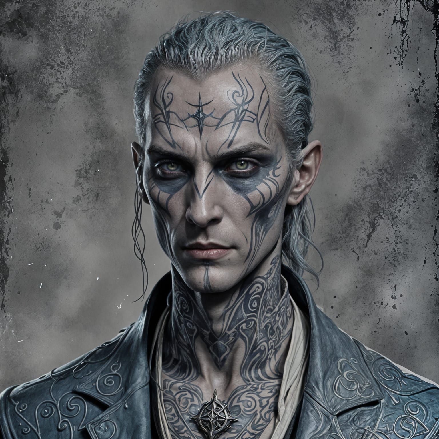 Dark Fantasy Portrait of Kanethor in 8k