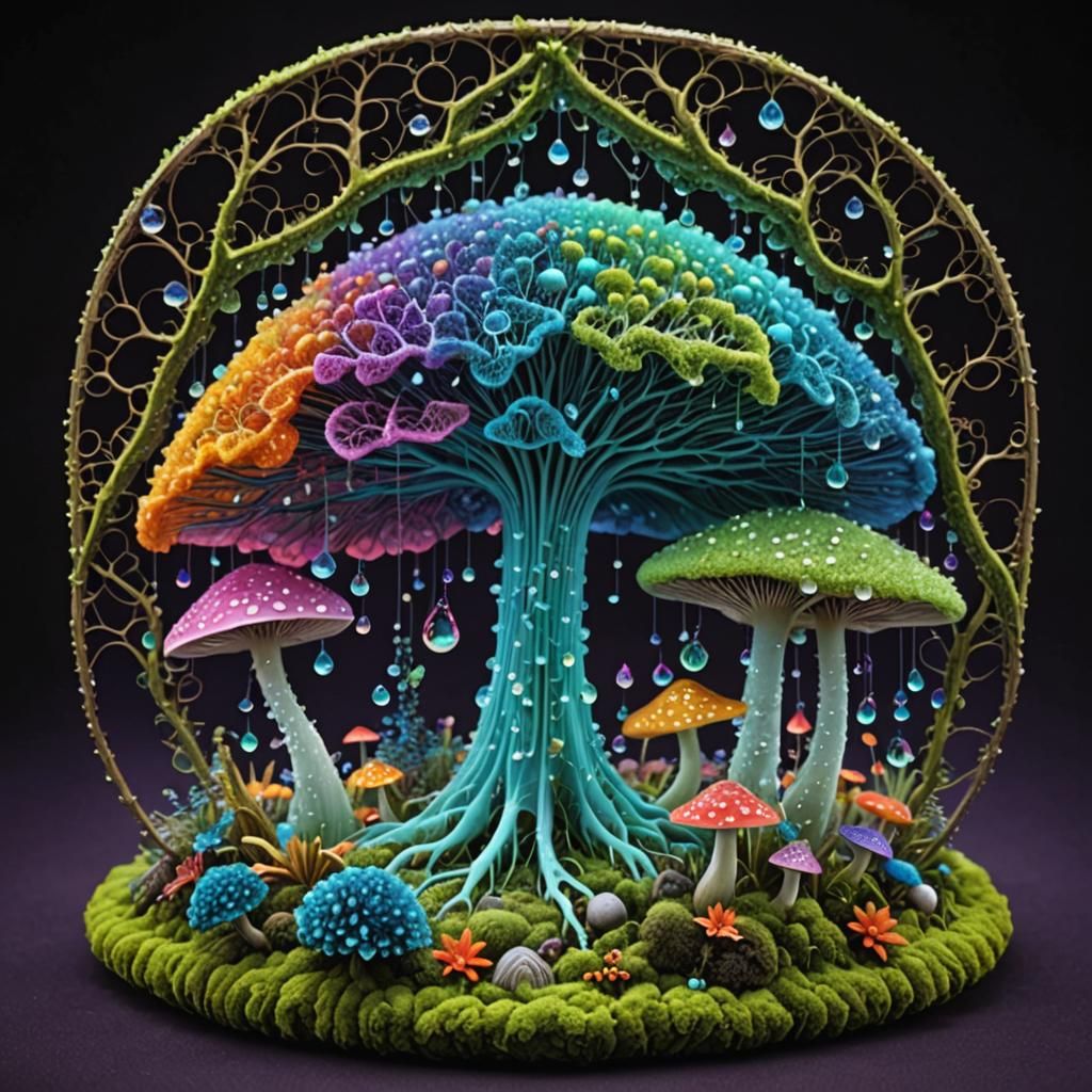 Fairyland Wonderland: Fungi, Moss, and Crystals
