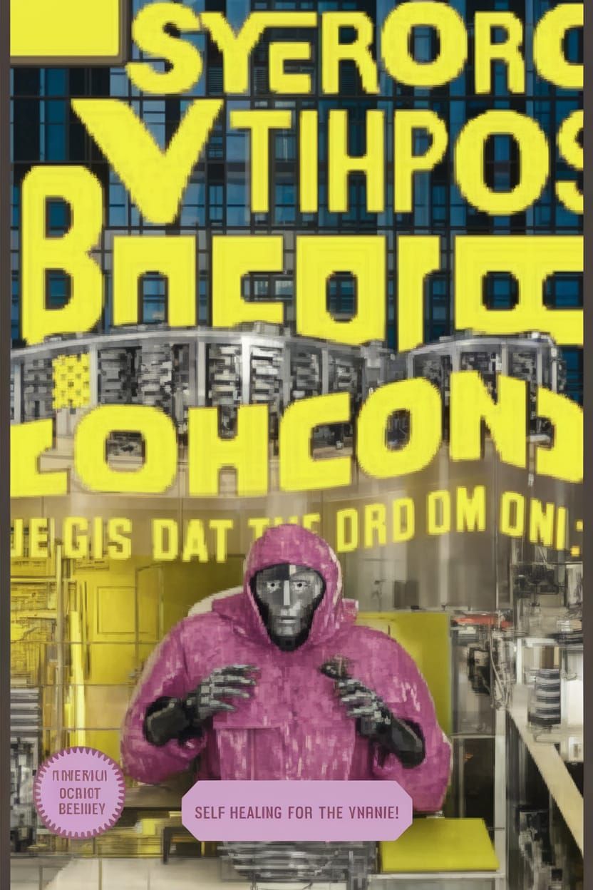 Ludic Lucid Mecha Robot in Sunset Boulevard Aesthetic