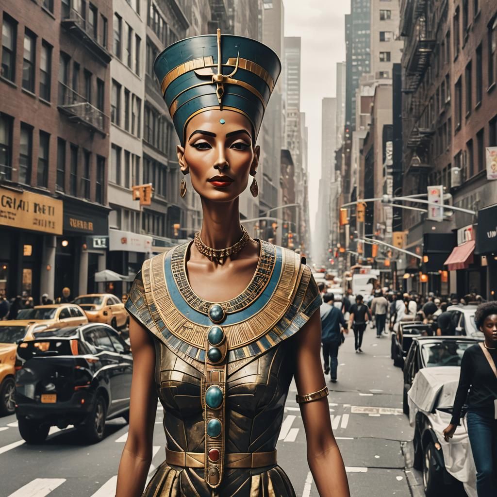 Nefertiti in New York city