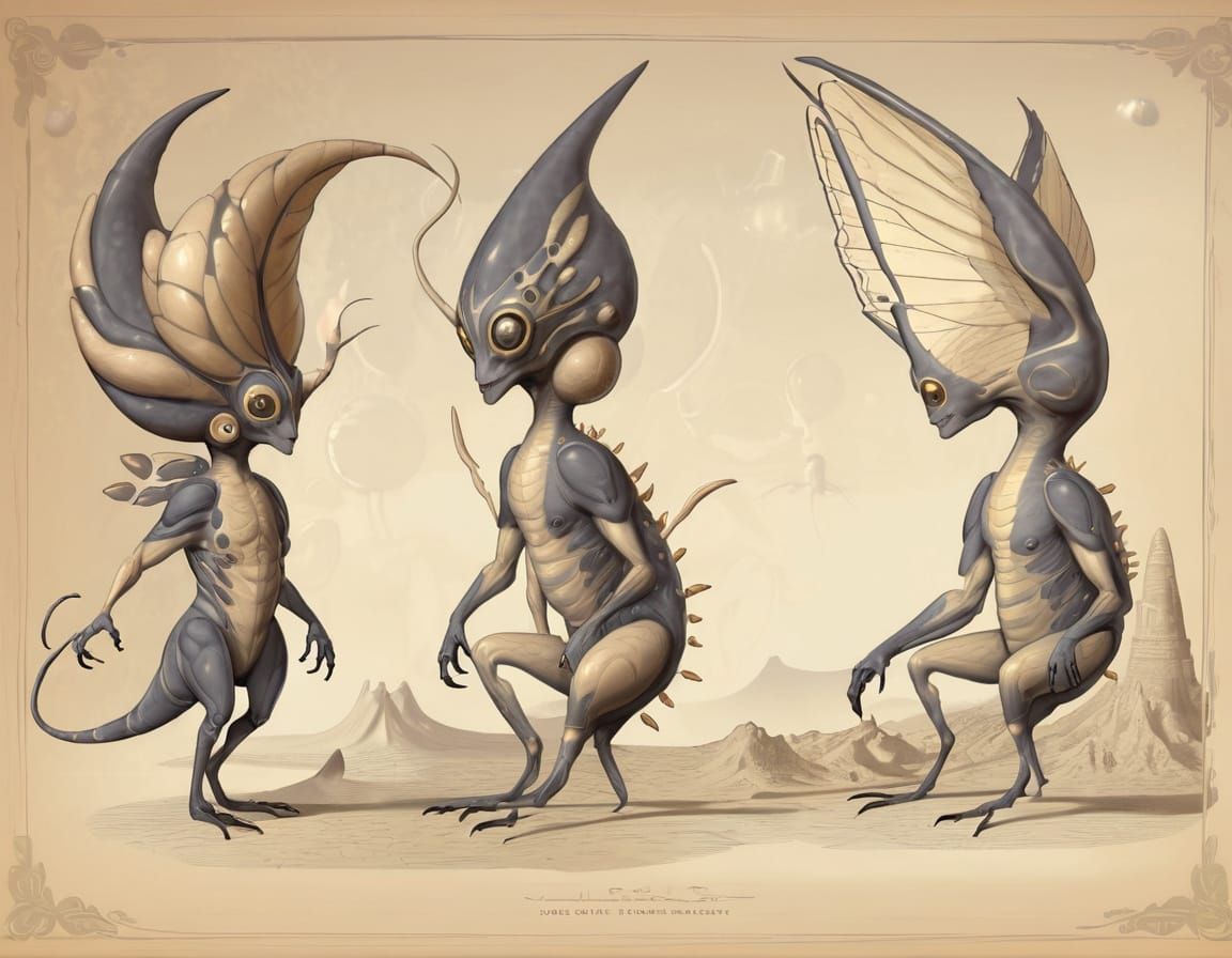 Fantastic Otherworldly Life-Forms and Imaginary Creatures