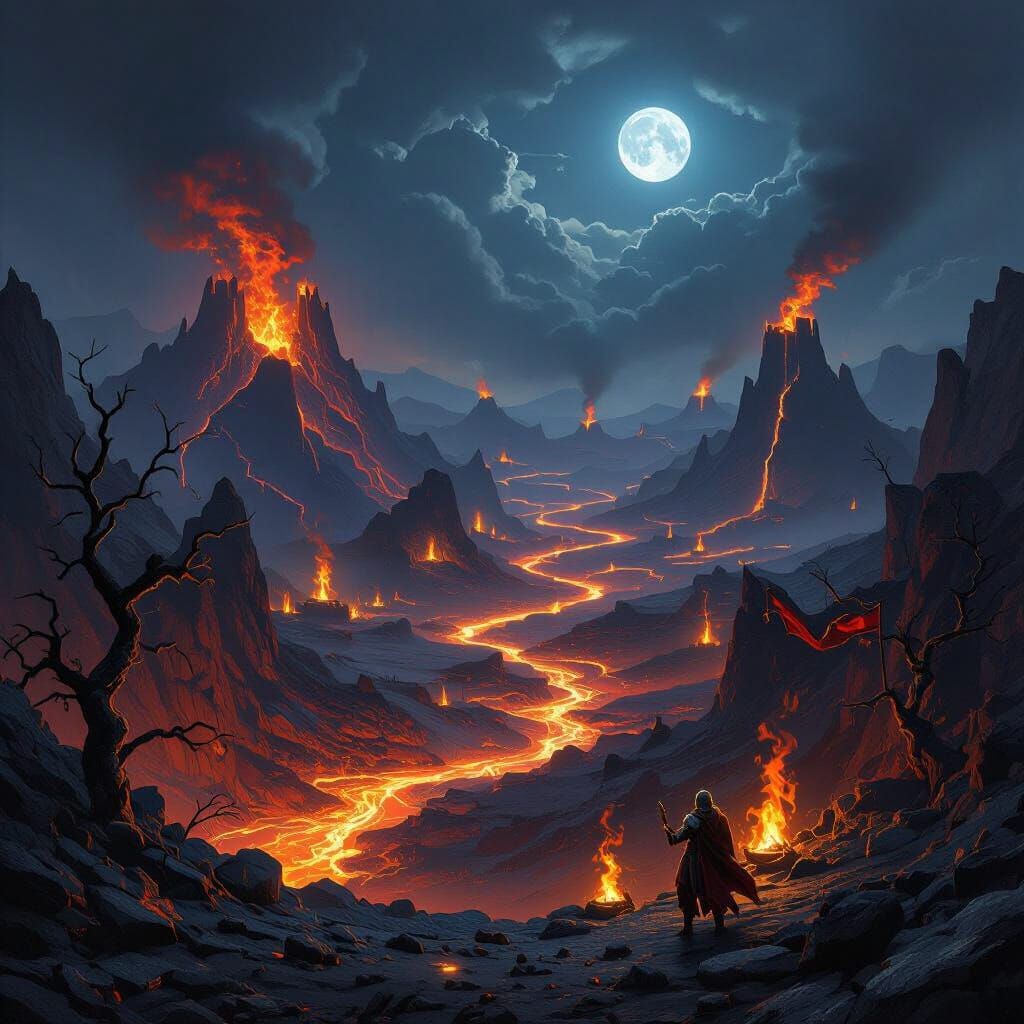 Pyrosvantus: Fiery Land of Volcanoes and Mage Fortresses