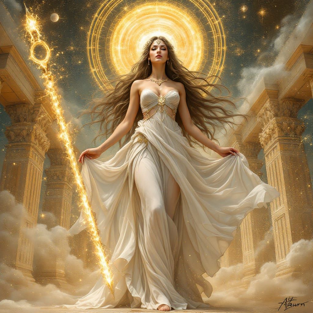 Feminine Goddess Blending Mythologies