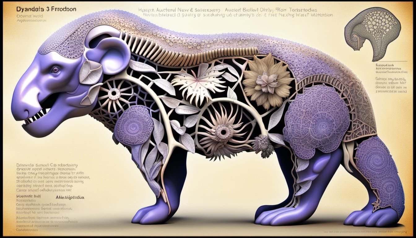 Surreal Australian Landscape with Geometric Elements