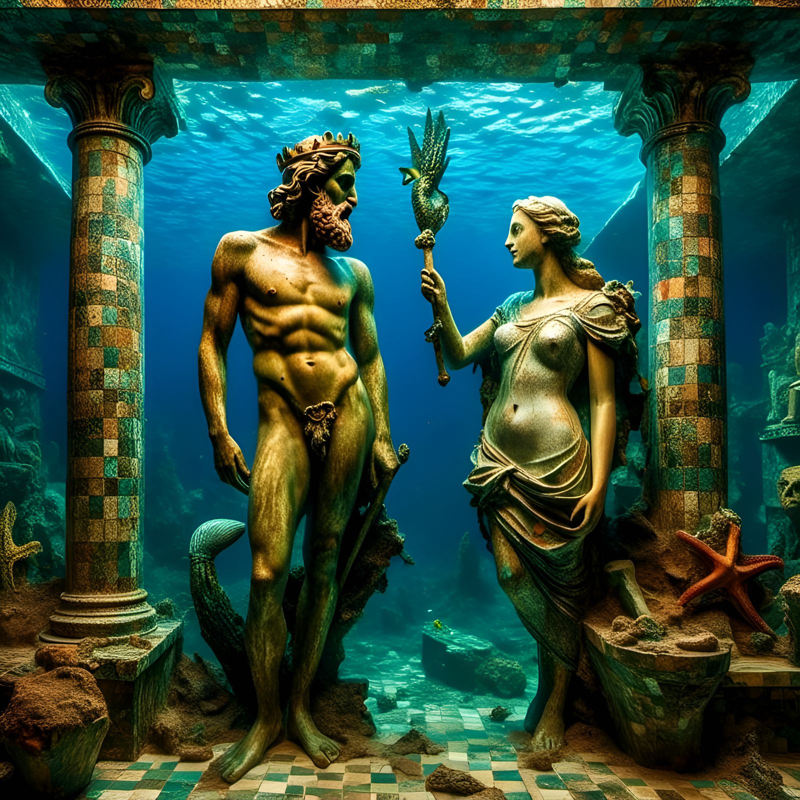 Neptune's Mosaic Abyss