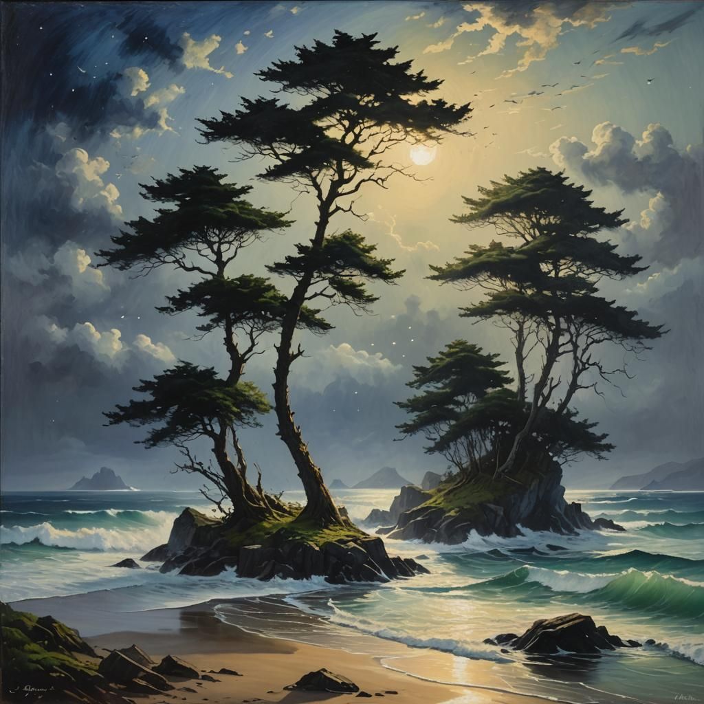 Magical Night: Forest, Sea, and Song in Harmony