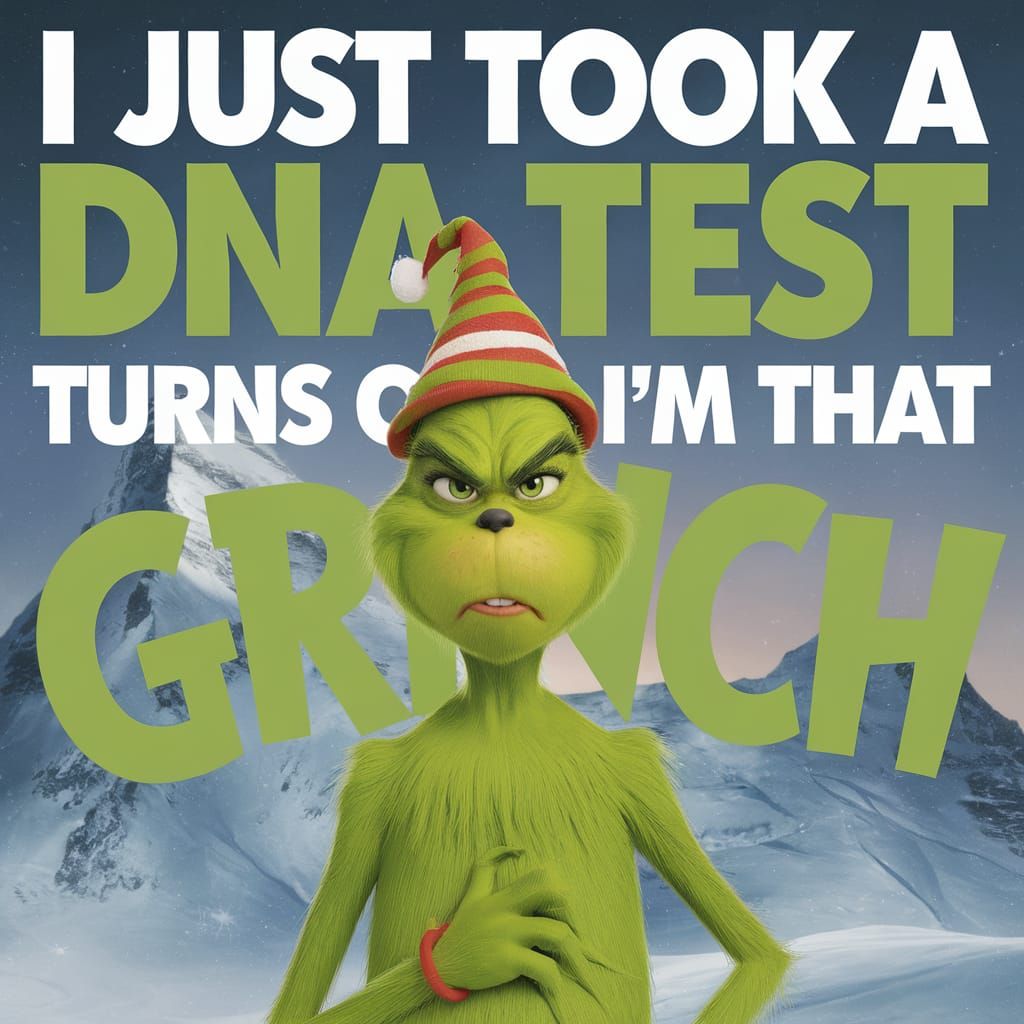 The Grinch Confesses His DNA Connection with Humor