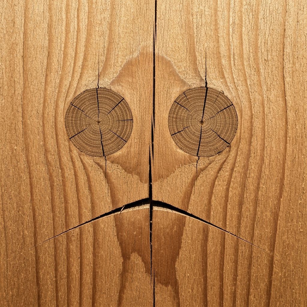 Wood Texture Pareidolia: Faces in the Grain