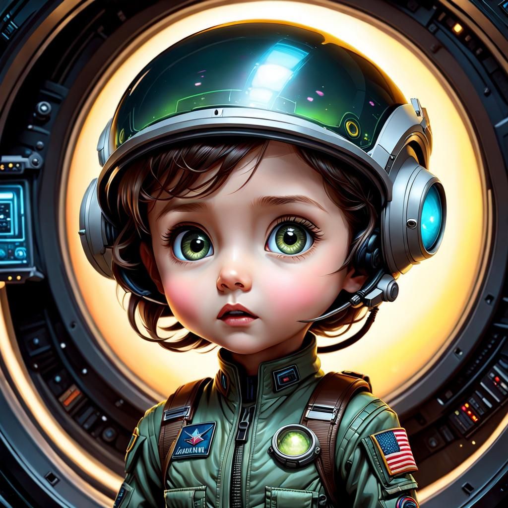 Chibi Lt. Ripley, Weiland Corp. 💚💫🪐