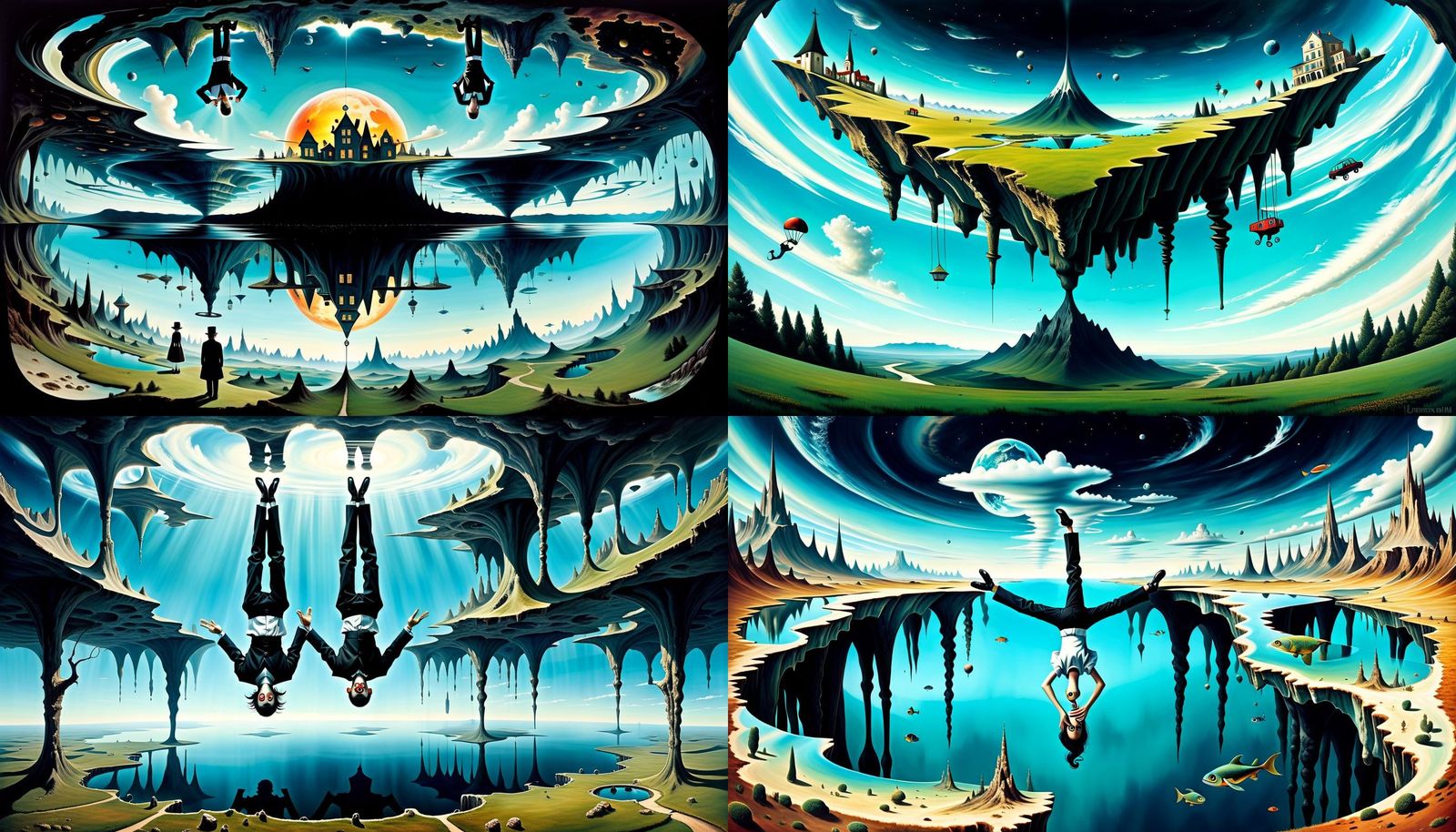 Upside-Down Surrealism: A Dreamlike World