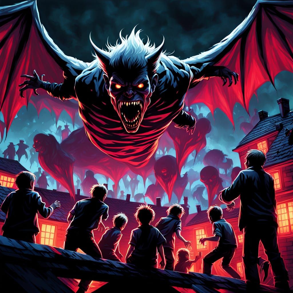 Ethereal Vampire Zombie Apocalypse in Cyberpunk Art