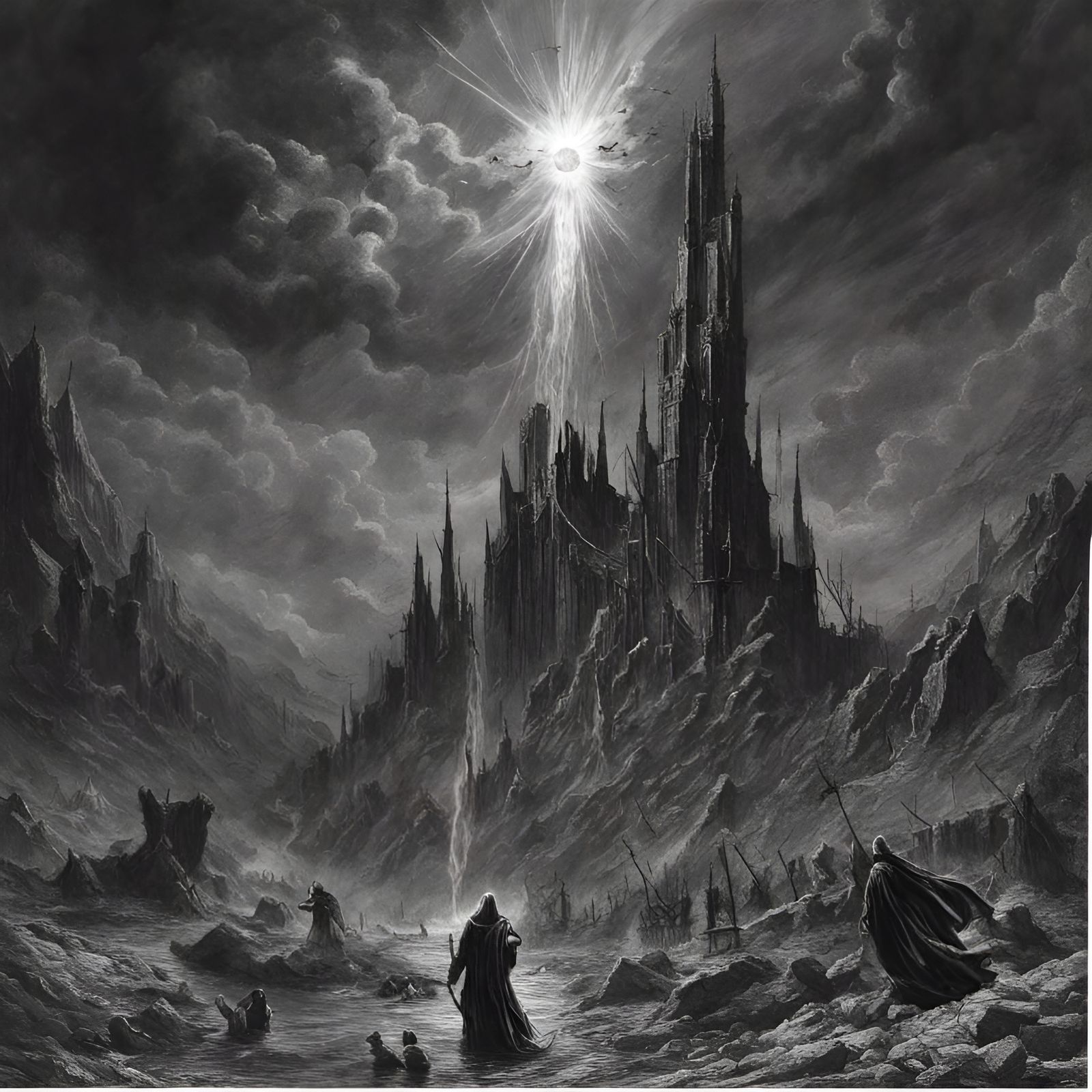Sodom and Gomorrah Destroyed: Black Metal Cover Art