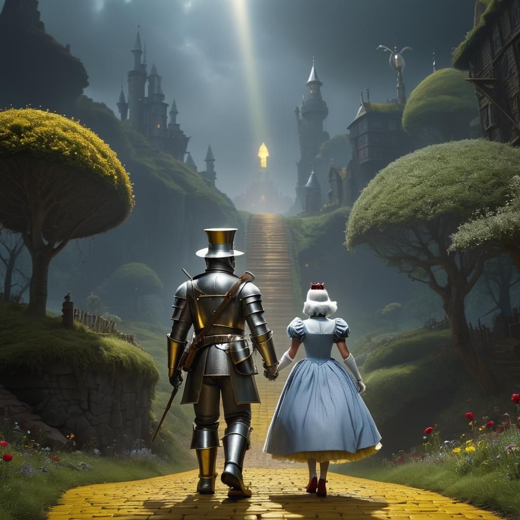 The Tin Woodman And Dorothy