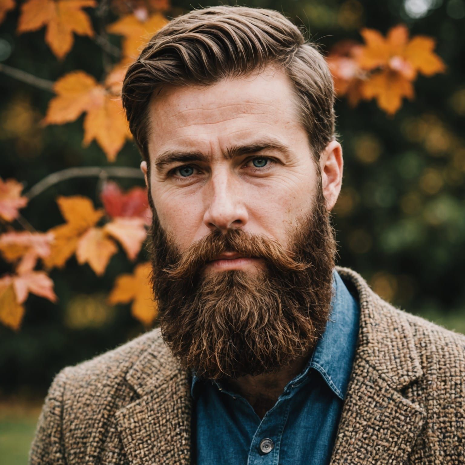 Bearded September AI Image