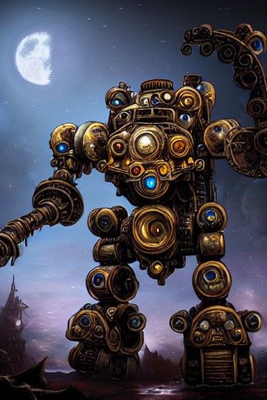Life in Steam - The Orsui - Ripper Battlemech