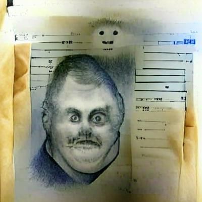 Disturbing AI-Generated Police Suspect Sketch
