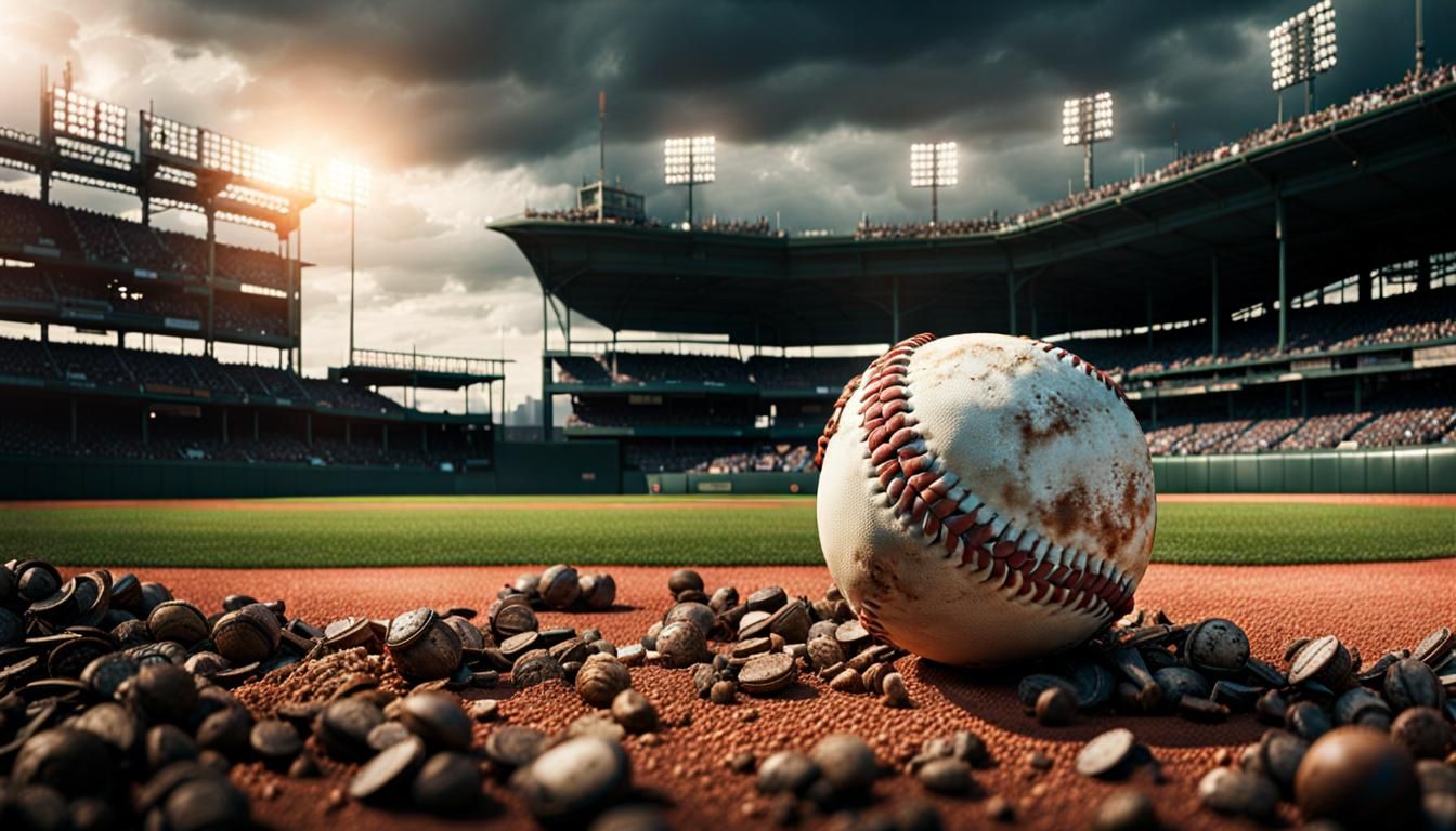 Post-Apocalyptic Baseball Field: A Digital Matte Painting