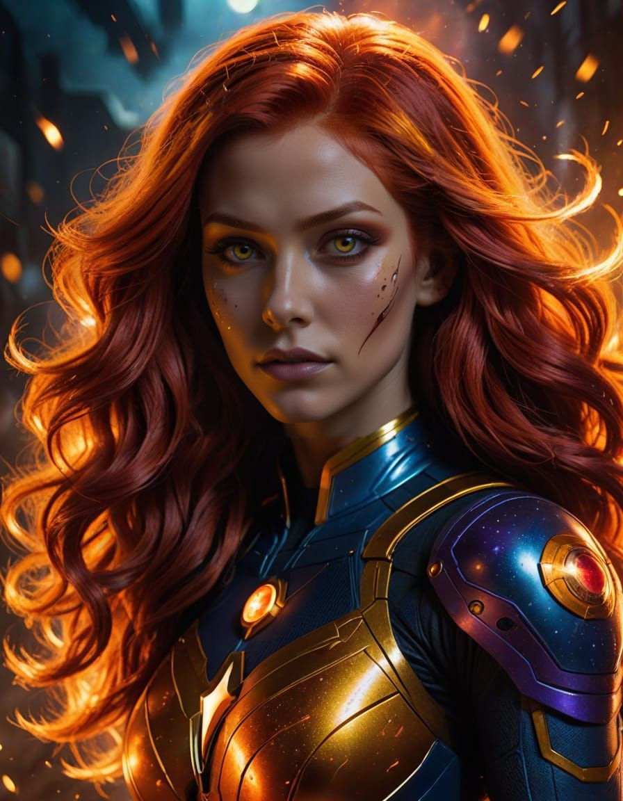 Starfire: Emma Myers as an Alien Superheroine