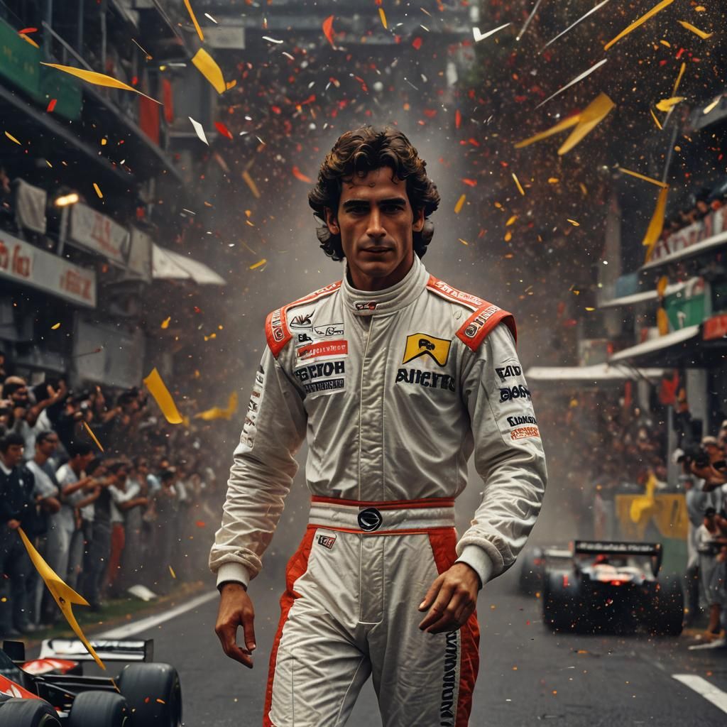 Ayrton Senna: Detailed Matte Painting in Unreal Engine