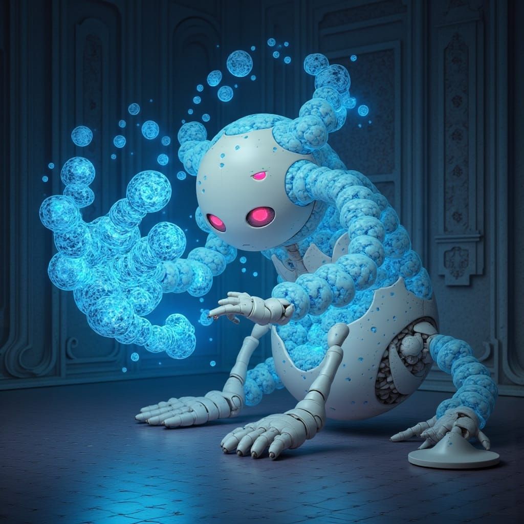 Gleeba's Fractal Encounter in Photorealistic CGI