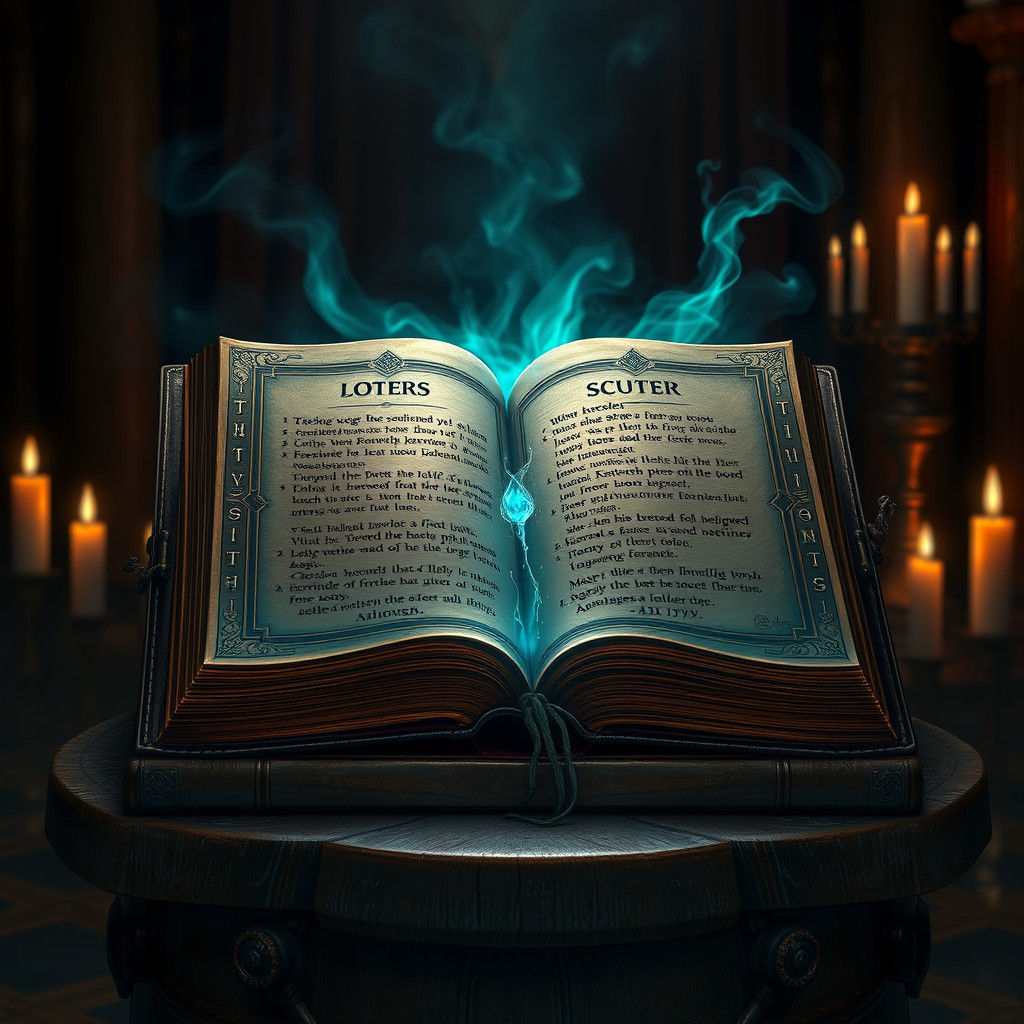 Mystical Tome of Broken Promises: Fantasy Concept Art